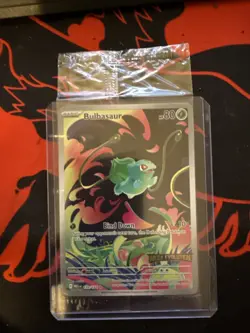 Pokemon Bulbasaur 133/132 English Mega Evolution Stamped Promo SEALED 133/132 - Image 1