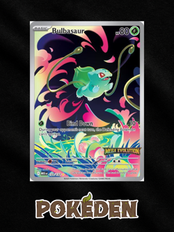Pokemon Bulbasaur 133/132 SEALED Mega Evolution Stamped Promo NM English - Image 1