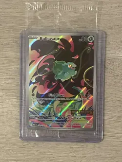 Pokemon Bulbasaur 133/132 English Mega Evolution Stamped Promo SEALED - Image 1