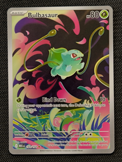 Pokemon Bulbasaur Illustration Rare 133/132 Mega Evolution Near Mint card. - Image 1