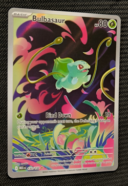 Pokemon Bulbasaur Illustration Rare 133/132 Mega Evolution Near Mint card. - Image 2