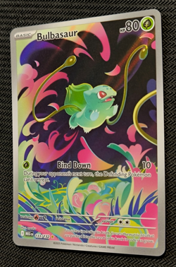 Pokemon Bulbasaur Illustration Rare 133/132 Mega Evolution Near Mint card. - Image 3