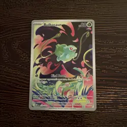 Pokemon Card Bulbasaur 133/132 Illustration Rare Mega Evolution Near Mint - Image 1