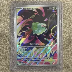 Pokemon Card Bulbasaur 133/132 Illustration Rare Mega Evolution Near Mint - Image 1