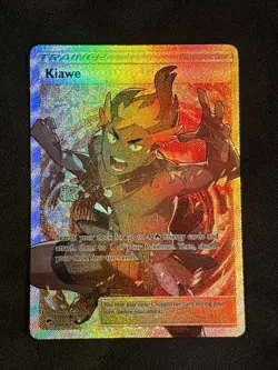 Kiawe (Full Art) 144/147 Sm-Burning Shadows Holo Ultra Rare Pokemon TCG - NM - Image 1