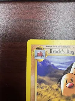 BROCK'S DUGTRIO 22/132 1st Edition Gym Challenge Rare Pokemon Card Near Mint - Image 3