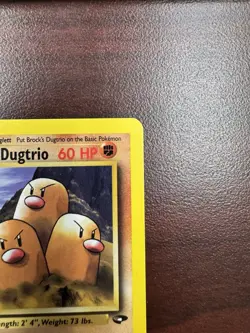 BROCK'S DUGTRIO 22/132 1st Edition Gym Challenge Rare Pokemon Card Near Mint - Image 4