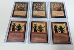 6X Unplayed MTG Magic Cards VISIONS Necromancy Goblin Recruiter NM - Image 1