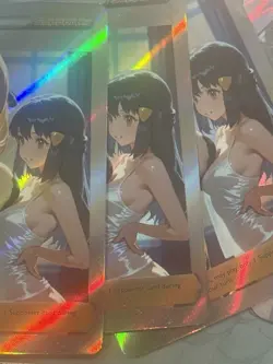 Pokemon Cynthia & Dawn Anime Waifu Custom DIY Trainer Art Pokemon card - Image 5