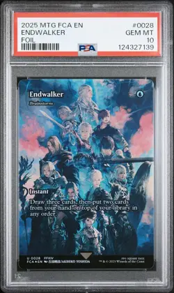 Endwalker - Brainstorm (Showcase Foil) - #28 - Final Fantasy - PSA 10 - Image 2