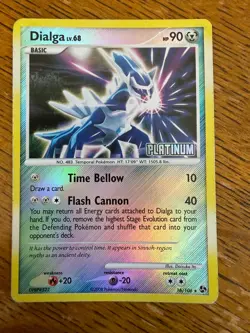 2008 Pokemon TCG Pokemon Dialga 16/106 Rare Reverse Holo MP - Image 1