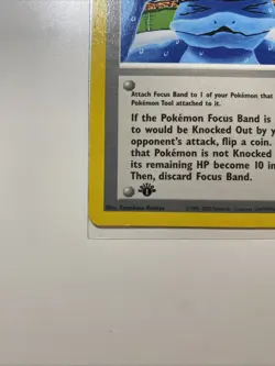 Focus Band 86/111 Neo Genesis 1st Edition Non Holo Rare Pokemon WOTC NM - Image 3