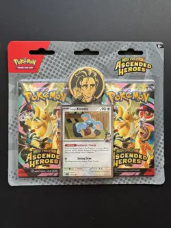 Pokemon TCG - Ascended Heroes - 2 Pack Blister - Larry’s Komala - New/Sealed - Image 1