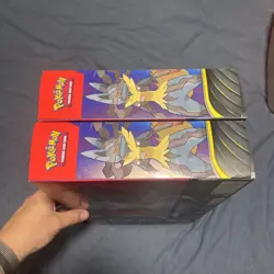 Set of 2 - Pokemon TCG Mega Lucario ex Figure Collection Box Factory Sealed - Image 4
