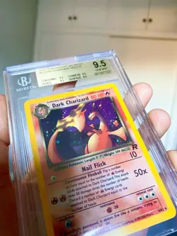 Dark Charizard Holo BGS 9.5 Pokemon 2000 Team Rocket Unlimited Rare 4/82 - Image 2