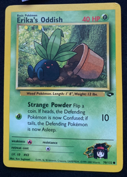 Pokemon TCG Erika’s Oddish Gym Challenge 70/132 Regular LP/MP - Image 1