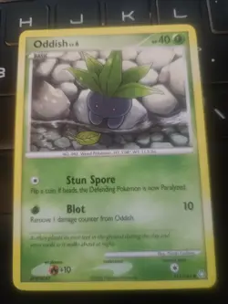 1x Oddish - 111/146 - Common LP Pokemon Diamond & Pearl Legends Awakened - Image 1