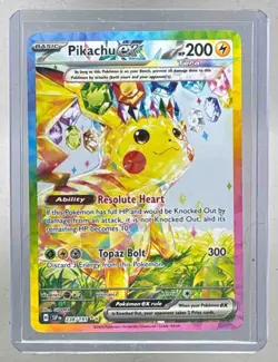 Pikachu Ex 2024 Pokemon Scarlet Violet Surging Sparks - SSP EN #238 SIR - Image 1