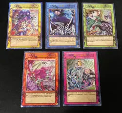 CUSTOM YuGiOh Duelist Kingdom - Yugi, Kaiba, Joey, Mai, Pegasus - Ultimate Rare - Image 1
