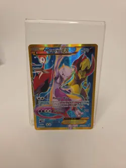 Pokemon TCG Mewtwo EX 163/162 Secret Rare XY BREAKthrough HP170 Holo NM - Image 1