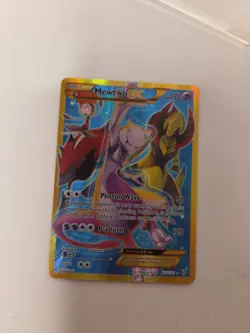 Pokemon TCG Mewtwo EX 163/162 Secret Rare XY BREAKthrough HP170 Holo NM - Image 2