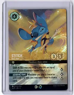 Disney Lorcana Stitch Rock Star Store Championship Enchanted Promo #30/P1 - Image 1