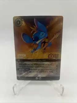 Disney Lorcana Stitch Rock Star Store Championship Enchanted Promo 30/P1 Winner - Image 1