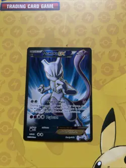 Pokemon Mewtwo EX Holo Full Art Ultra Rare TCG Card 157/162 - Image 1