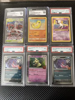 Mixed Lot of Graded Cards PSA AND CGC Pokemon Cards - Image 1