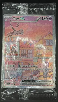 Pokemon TCG Mew ex SIR Full Art Promo Holo 151 UPC 053 Sealed NM - Image 1