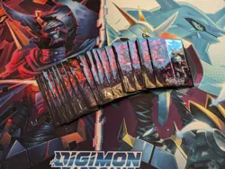 Digimon TCG Playmat Tamers Set 2 PB-04 Official Omnimon Playmat & Card Sleeves - Image 4