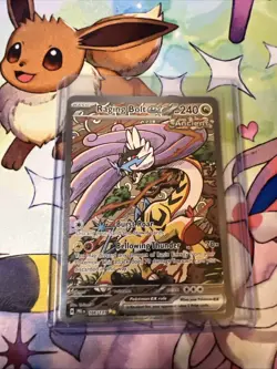 Pokemon TCG Raging Bolt EX Prismatic Evolutions Holo Card 166/131 - Image 1