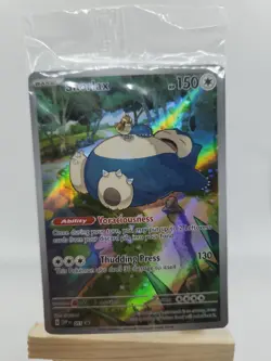 Still sealed Pokemon Snorlax 051 Sv: Scarlet & Violet Promo Full Art Holo - Image 1
