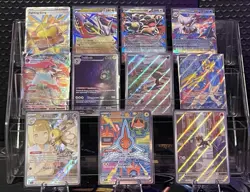 Pokemon TCG Full Art & Holo Ultra Rare Lot 11 Cards Lillie's Ribombee, Rotom EX - Image 1