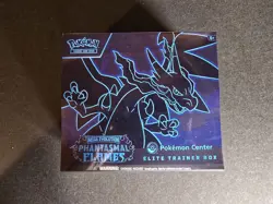 Pokemon TCG Phantasmal Flames Elite Trainer Box ETB Pokemon Center PC - Image 1