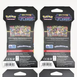 Pokemon TCG Mega Evolution Phantasmal Flames 4x Sleeved Booster Pack Art Set NEW - Image 5