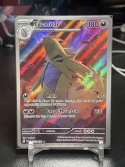 Tyranitar 222/193 Sv02: Paldea Evolved Holo Pokemon NM/Mint - Image 1