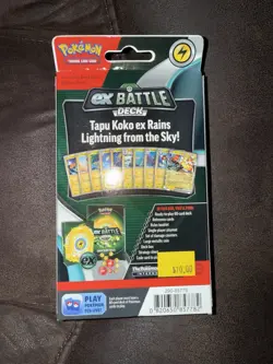 “Pokemon TCG Tapu Koko EX Battle Deck - 60 Card Deck - Factory Sealed New” - Image 2