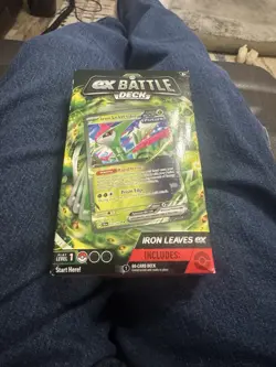 POKEMON TCG IRON LEAVES EX BATTLE DECK 60 cards 🔥🔥🔥 - Image 1