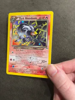 Dark Houndoom Neo Destiny 7/105 Unlimited Holo Swirl Pokemon TCG LP - Image 4