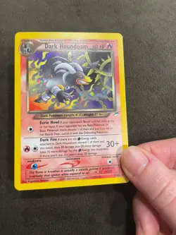 Dark Houndoom Neo Destiny 7/105 Unlimited Holo Swirl Pokemon TCG LP - Image 5