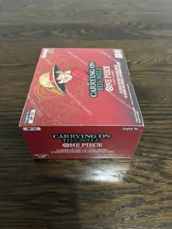 One Piece TCG Carrying On His Will OP-13 Booster Box - New Sealed - Image 3