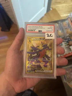 Pokemon TCG Cynthia's Garchomp EX 215/182 PSA 10 Special Illustration - Image 1