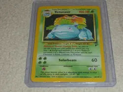 POKEMON VENUSAUR HOLO FOIL 18/130 CARD BASE SET 2 2000 TCG RARE NR MINT - Image 1
