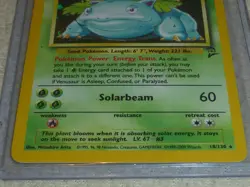 POKEMON VENUSAUR HOLO FOIL 18/130 CARD BASE SET 2 2000 TCG RARE NR MINT - Image 2