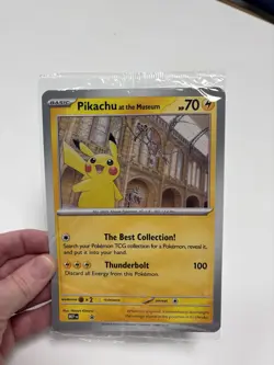 Pokemon Pikachu At The Museum (oversize) Card - Image 1