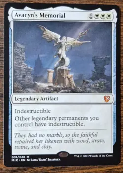 Avacyn's Memorial Commander: Innistrad: Midnight Hunt Regular MTG - Image 1