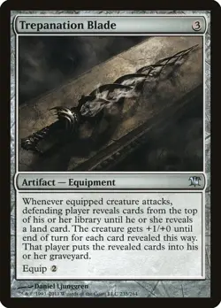 Innistrad Trepanation Blade MTG Magic the Gathering NM - Image 1