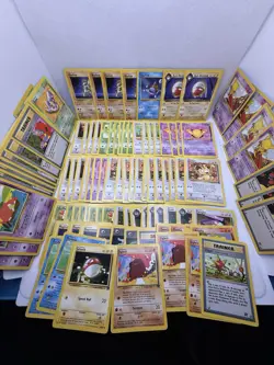 Vintage Pokemon Team Rocket Set bulk Lot of 107 Cards Duplicate Assortment (107) - Image 2