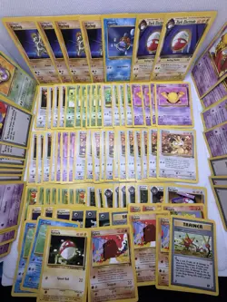 Vintage Pokemon Team Rocket Set bulk Lot of 107 Cards Duplicate Assortment (107) - Image 4